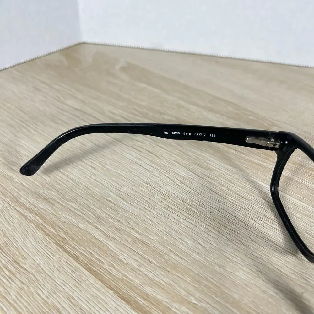 Ray-Ban RB5268 5119 Black Eyeglasses PARTS ONLY Frames Only 52-17-135